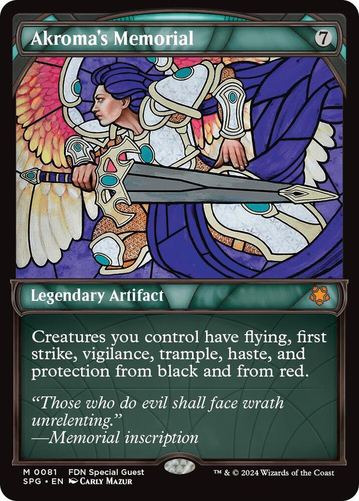 Akroma's Memorial 81 (Special Guests)  - Showcase Foil | Good Games Morley