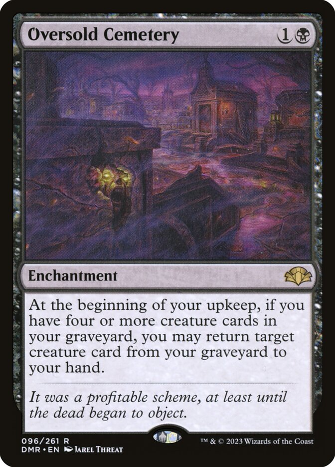 Oversold Cemetery 96/261 (Dominaria Remastered)  - Foil | Good Games Morley