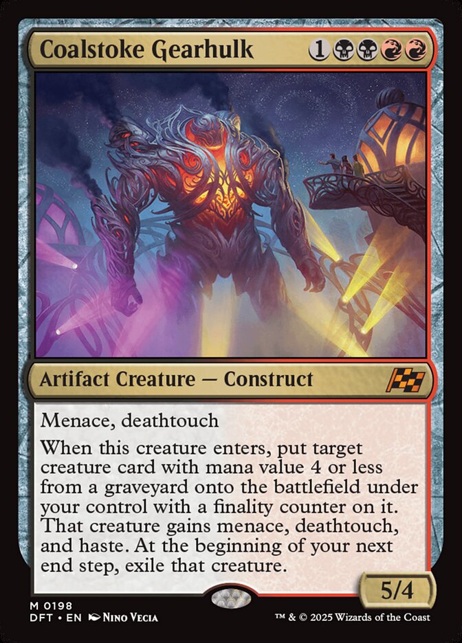 Coalstoke Gearhulk 198/291 (Aetherdrift)  - Foil | Good Games Morley