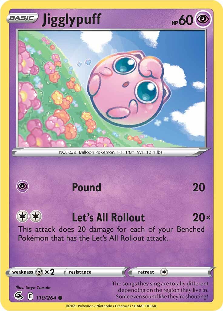 Jigglypuff (110/264) [Sword & Shield: Fusion Strike] | Good Games Morley