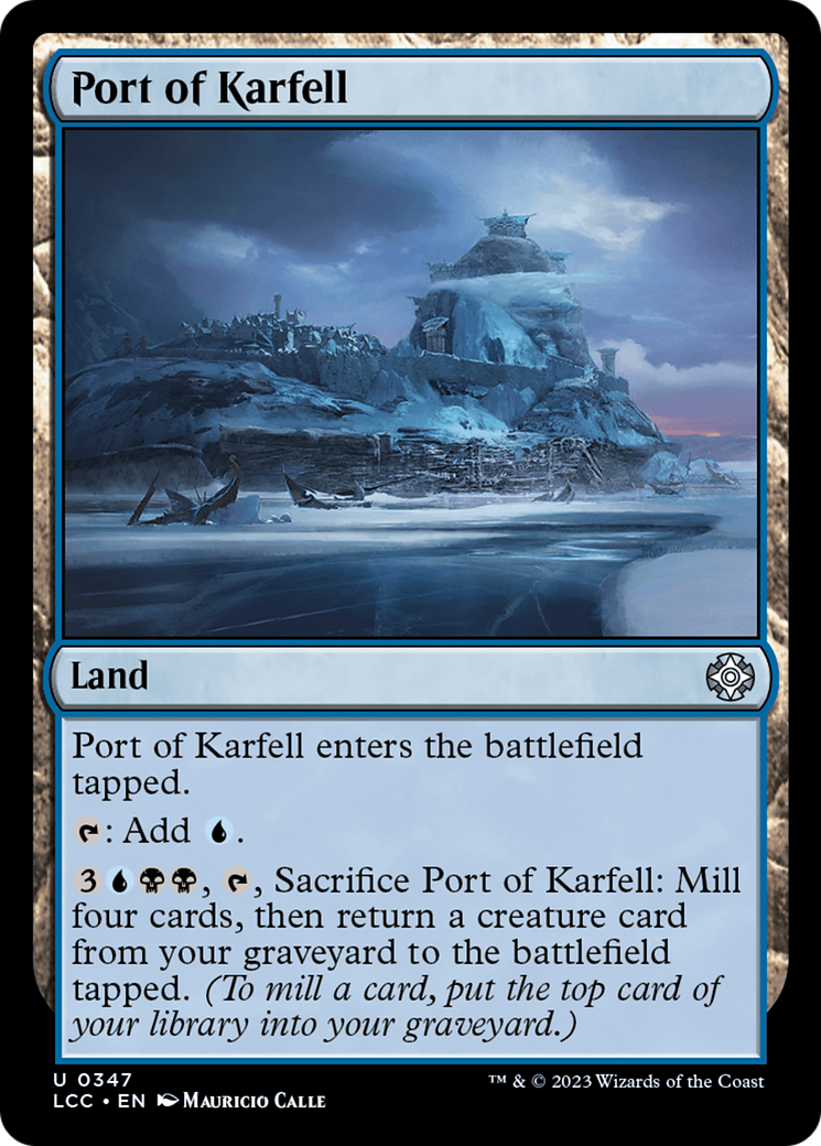Port of Karfell [The Lost Caverns of Ixalan Commander] | Good Games Morley