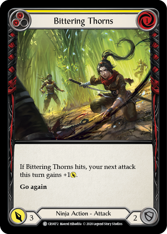 Bittering Thorns [CRU072] (Crucible of War)  1st Edition Normal | Good Games Morley