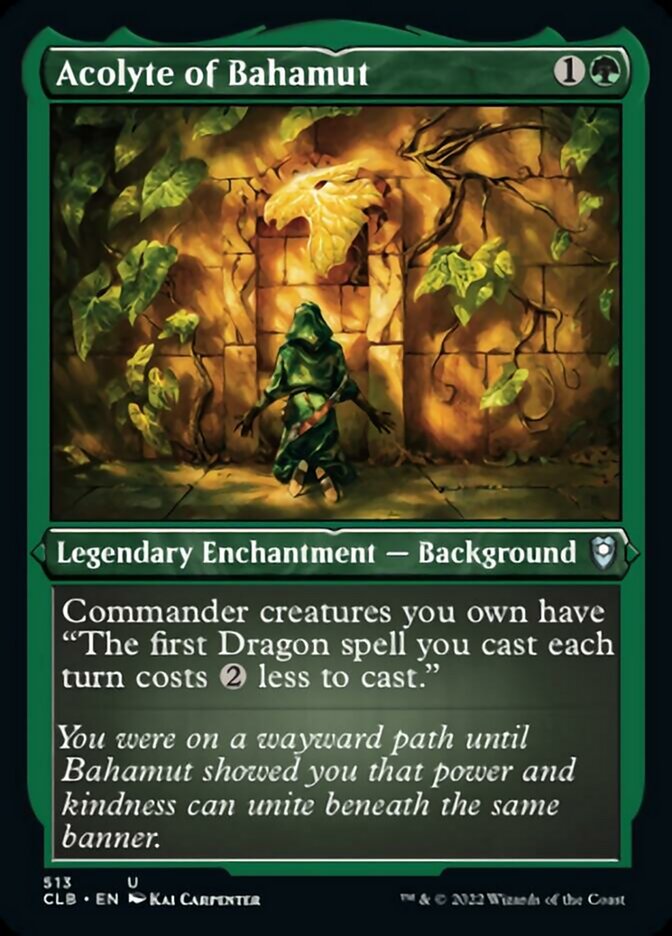 Acolyte of Bahamut (Foil Etched) [Commander Legends: Battle for Baldur's Gate] | Good Games Morley