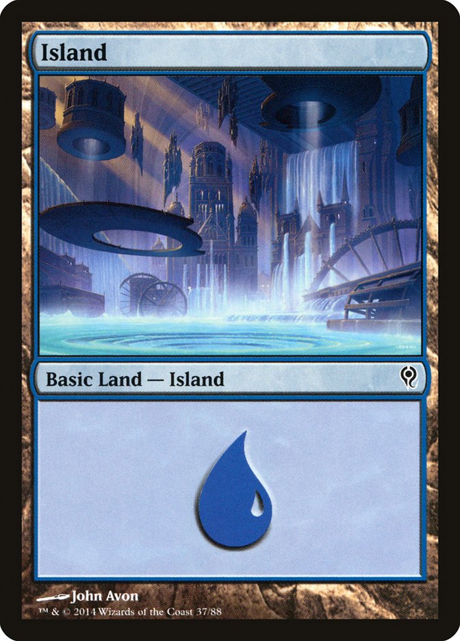 Island (37) [Duel Decks: Jace vs. Vraska] | Good Games Morley