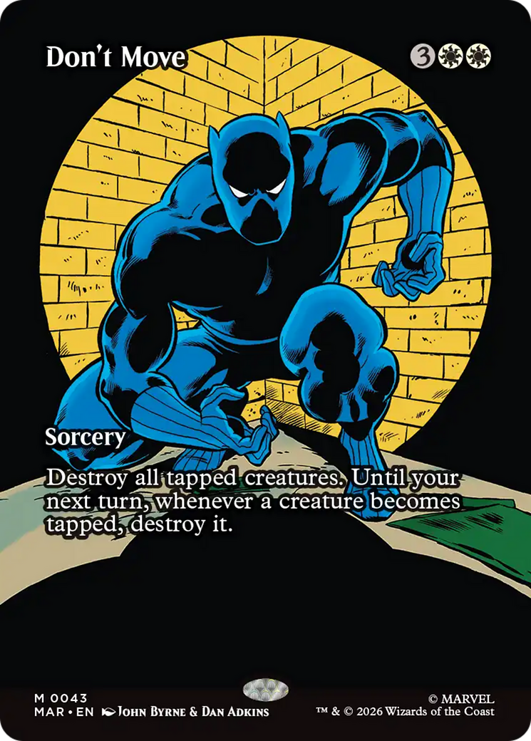 Don't Move (Borderless) [Marvel Universe: Eternal-Legal] | Good Games Morley