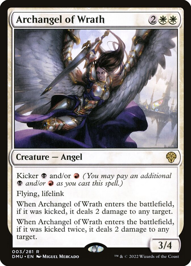 Archangel of Wrath 3/281 (Dominaria United)  - Foil | Good Games Morley
