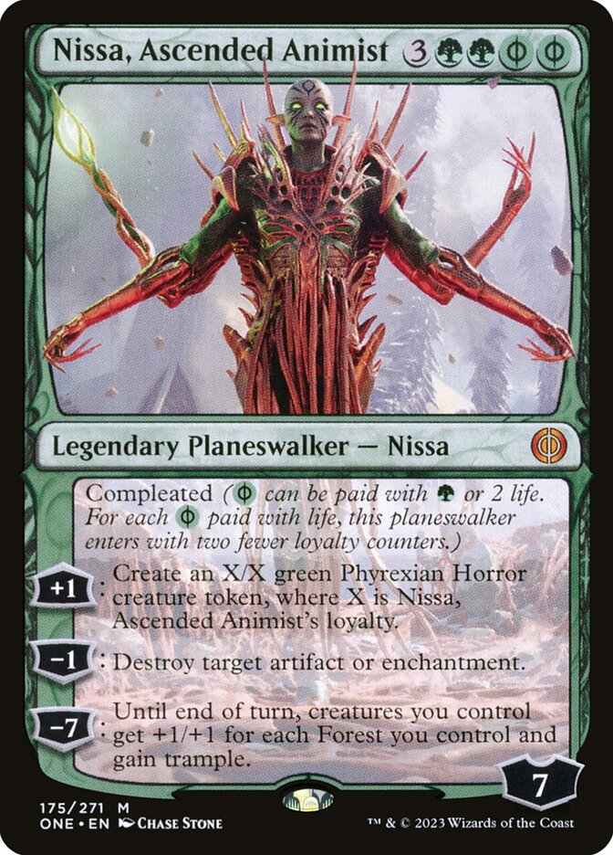 Nissa, Ascended Animist 175/271 (Phyrexia: All Will Be One)  | Good Games Morley