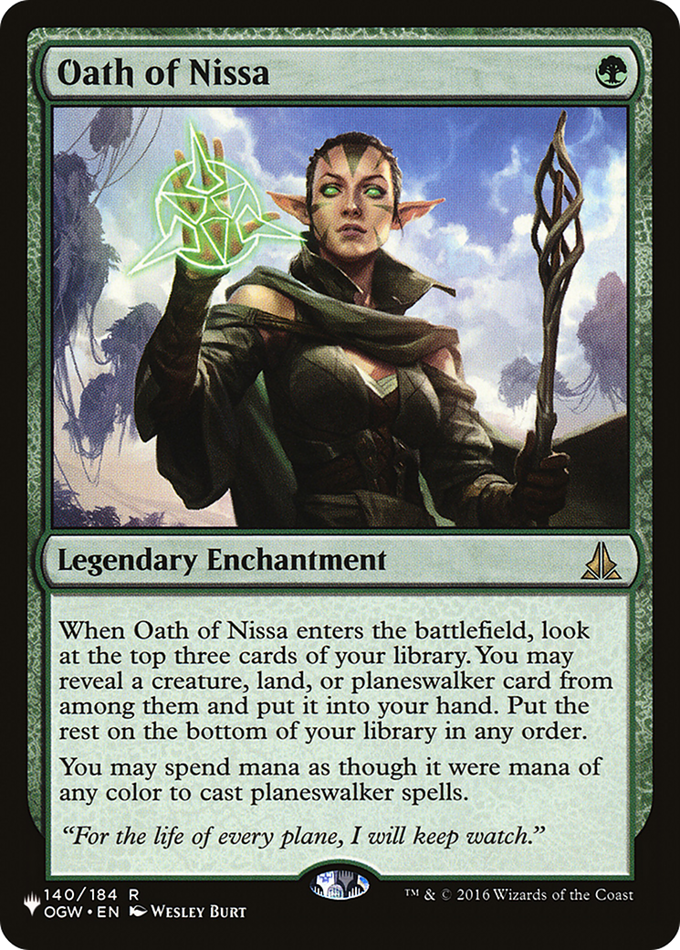 Oath of Nissa [The List] | Good Games Morley