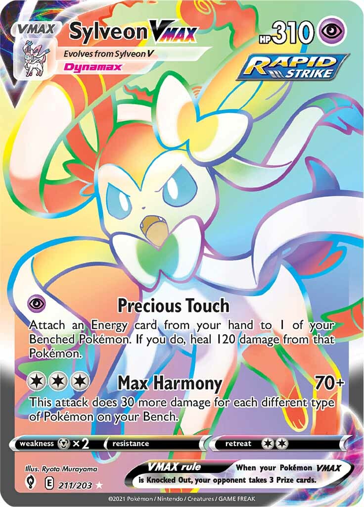 Sylveon VMAX (211/203) [Sword & Shield: Evolving Skies] | Good Games Morley