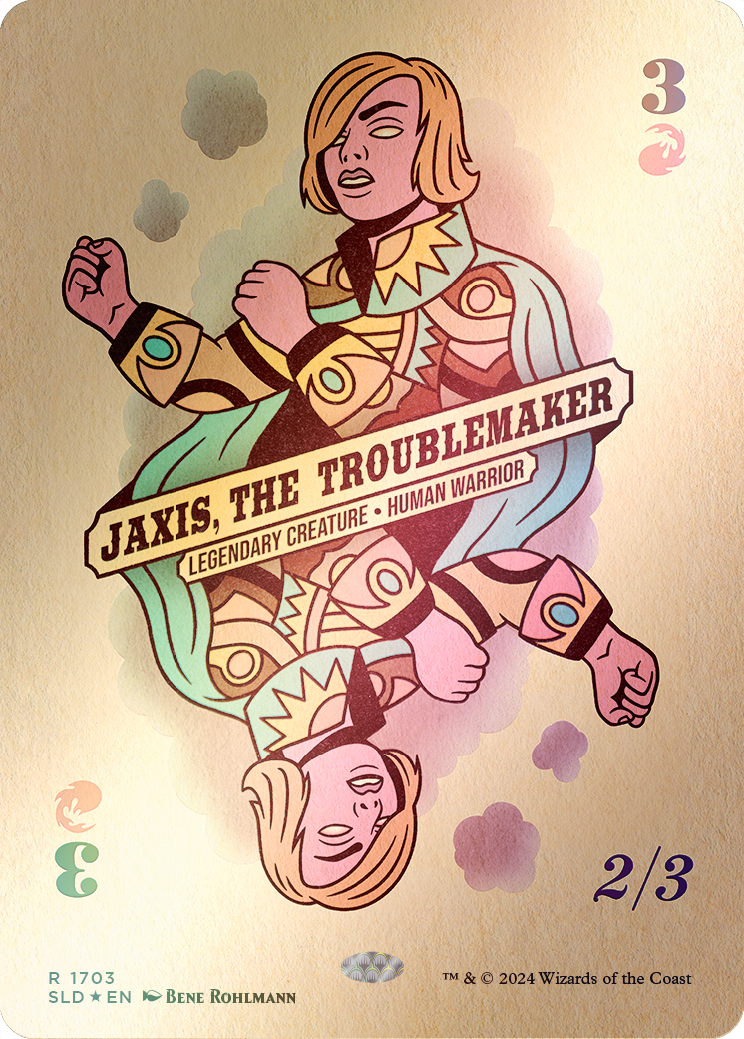 Jaxis, the Troublemaker (Rainbow Foil) [Secret Lair Drop Series] | Good Games Morley