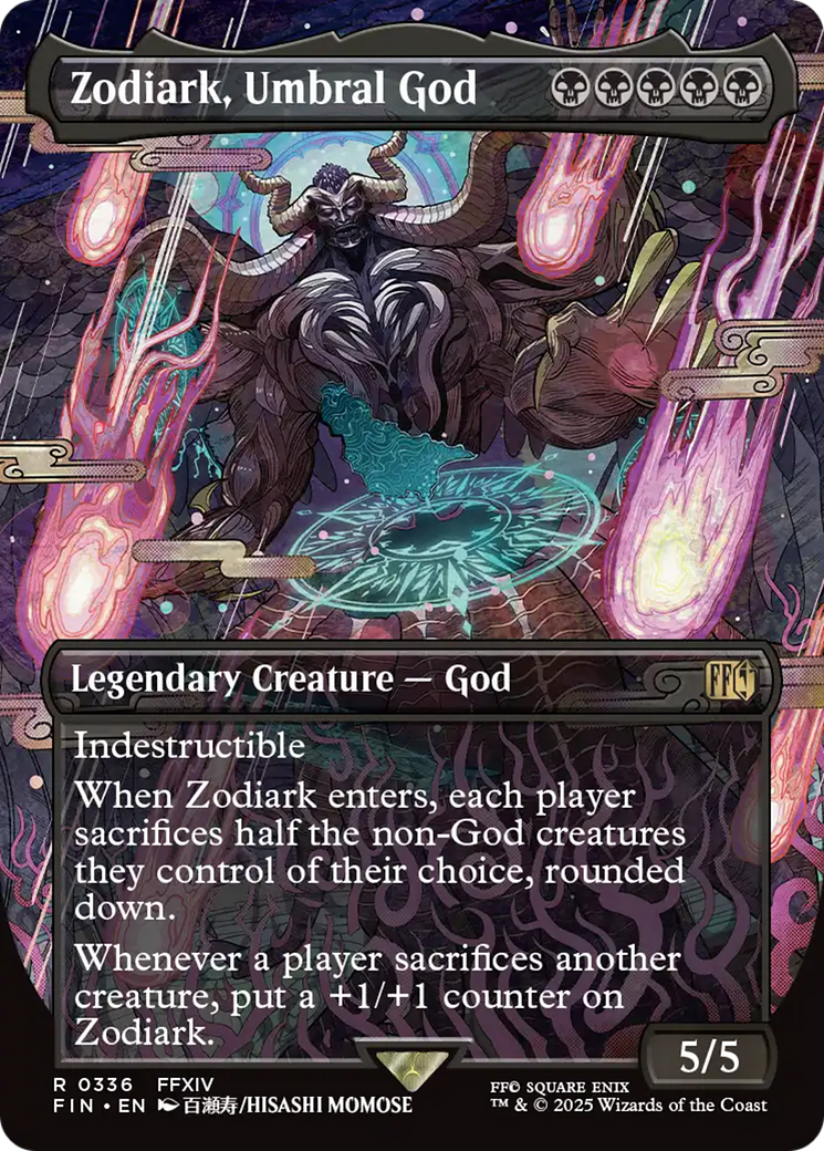 Zodiark, Umbral God (Borderless) [FINAL FANTASY] | Good Games Morley
