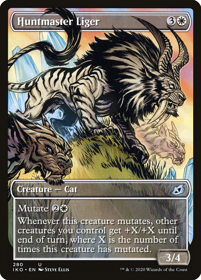 Huntmaster Liger (Showcase) [Ikoria: Lair of Behemoths] | Good Games Morley
