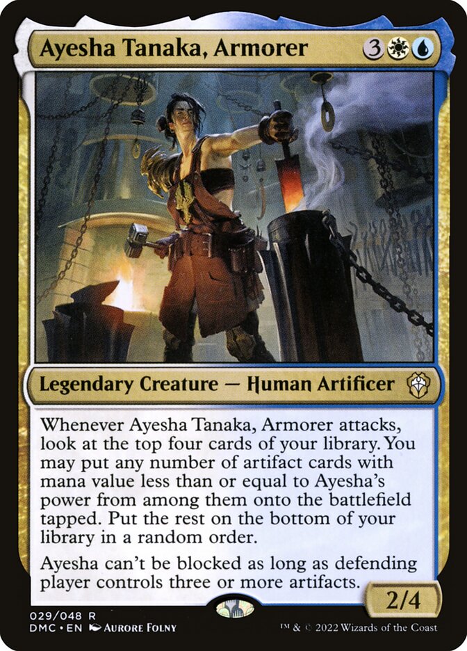 Ayesha Tanaka, Armorer 29/50 (Commander: Dominaria United)  - Foil | Good Games Morley