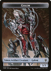 Copy (013) // Golem Double-Sided Token [Commander Legends Tokens] | Good Games Morley