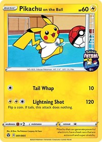 Pikachu on the Ball (001/005) [Miscellaneous Cards] | Good Games Morley