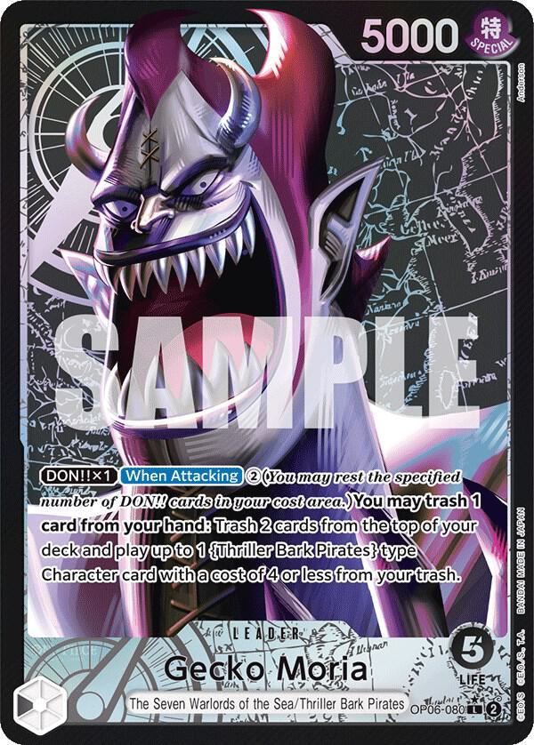 Gecko Moria OP06-080 (Wings of the Captain)  - Alternate Art Foil | Good Games Morley