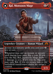 Ral, Monsoon Mage // Ral, Leyline Prodigy (Borderless) [Modern Horizons 3] | Good Games Morley