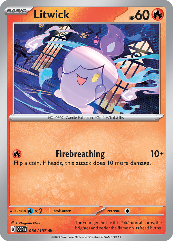 Litwick (036/197) [Scarlet & Violet: Obsidian Flames] | Good Games Morley