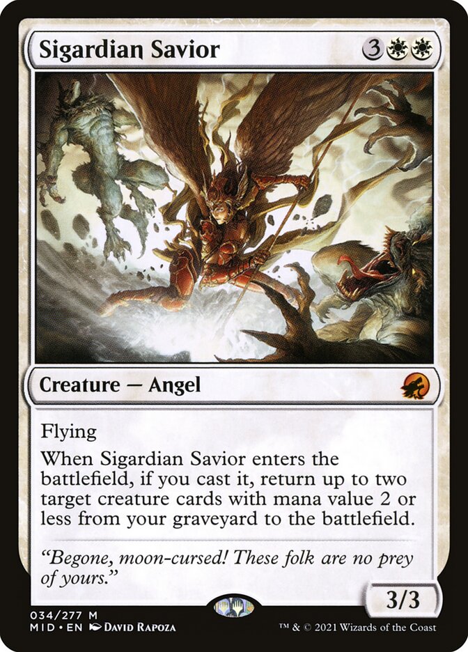Sigardian Savior 34/277 (Innistrad: Midnight Hunt)  | Good Games Morley