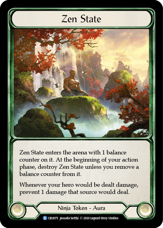 Zen State [CRU075] (Crucible of War)  1st Edition Rainbow Foil | Good Games Morley
