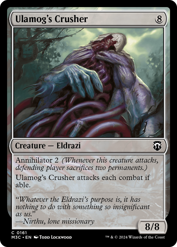 Ulamog's Crusher (Ripple Foil) [Modern Horizons 3 Commander] | Good Games Morley