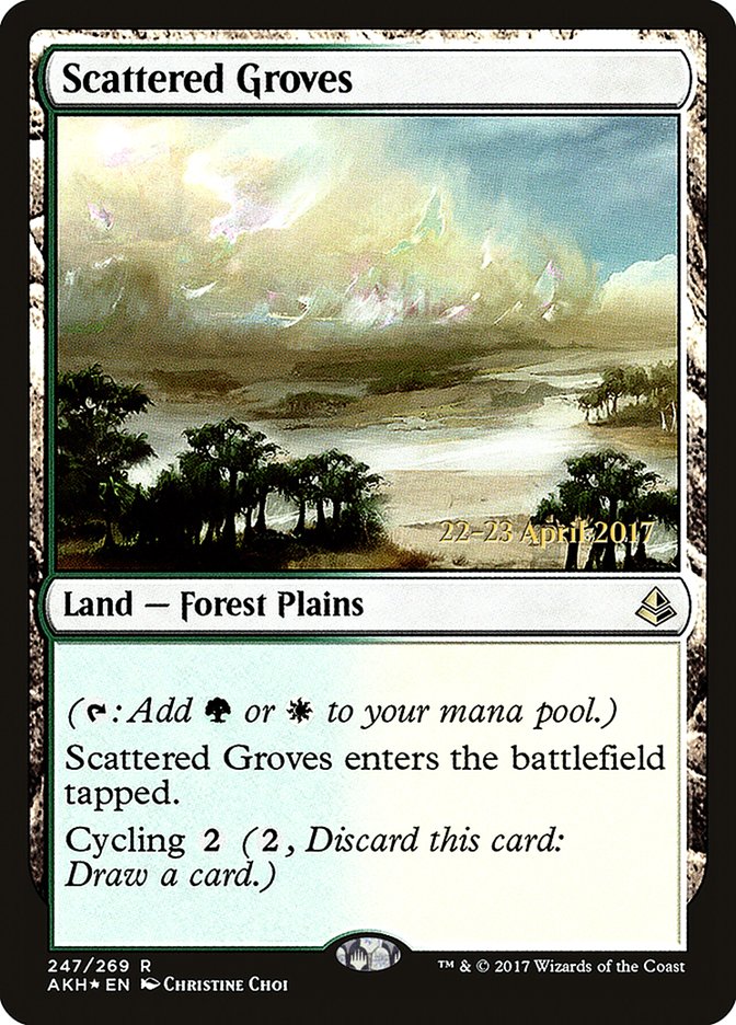 Scattered Groves [Amonkhet Prerelease Promos] | Good Games Morley