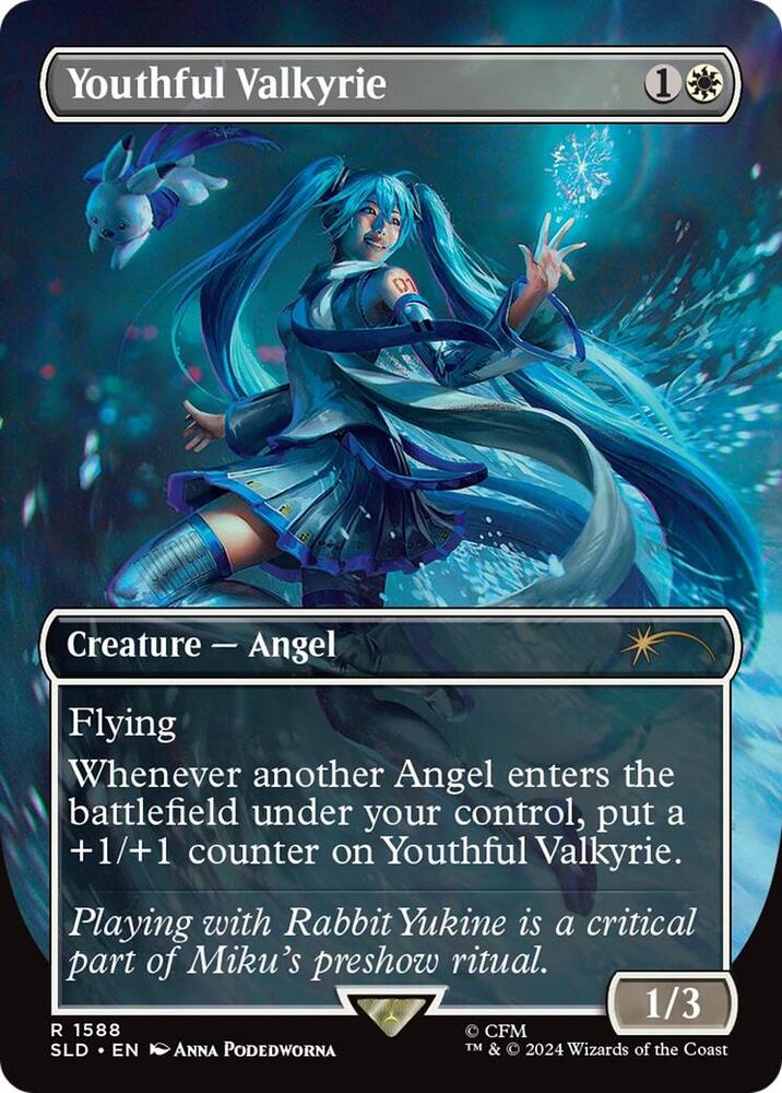Youthful Valkyrie 1588 (Secret Lair Drop Series)  - Borderless | Good Games Morley