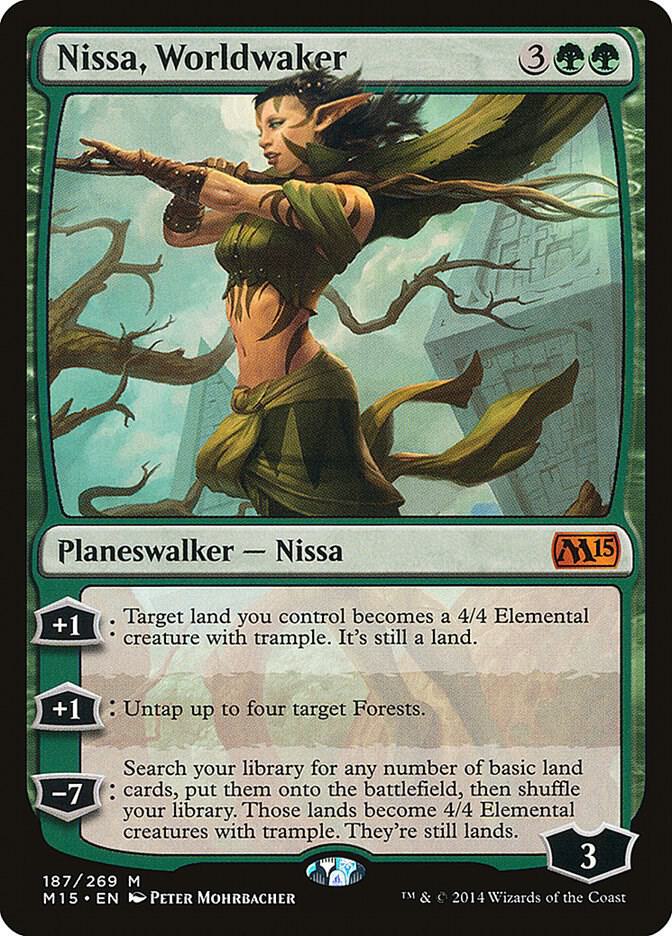 Nissa, Worldwaker 187/269 (Magic 2015 (M15))  | Good Games Morley