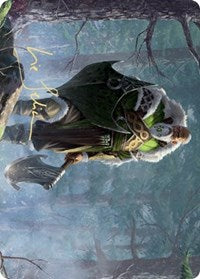 Fynn, the Fangbearer Art Card (Gold-Stamped Signature) [Kaldheim Art Series] | Good Games Morley