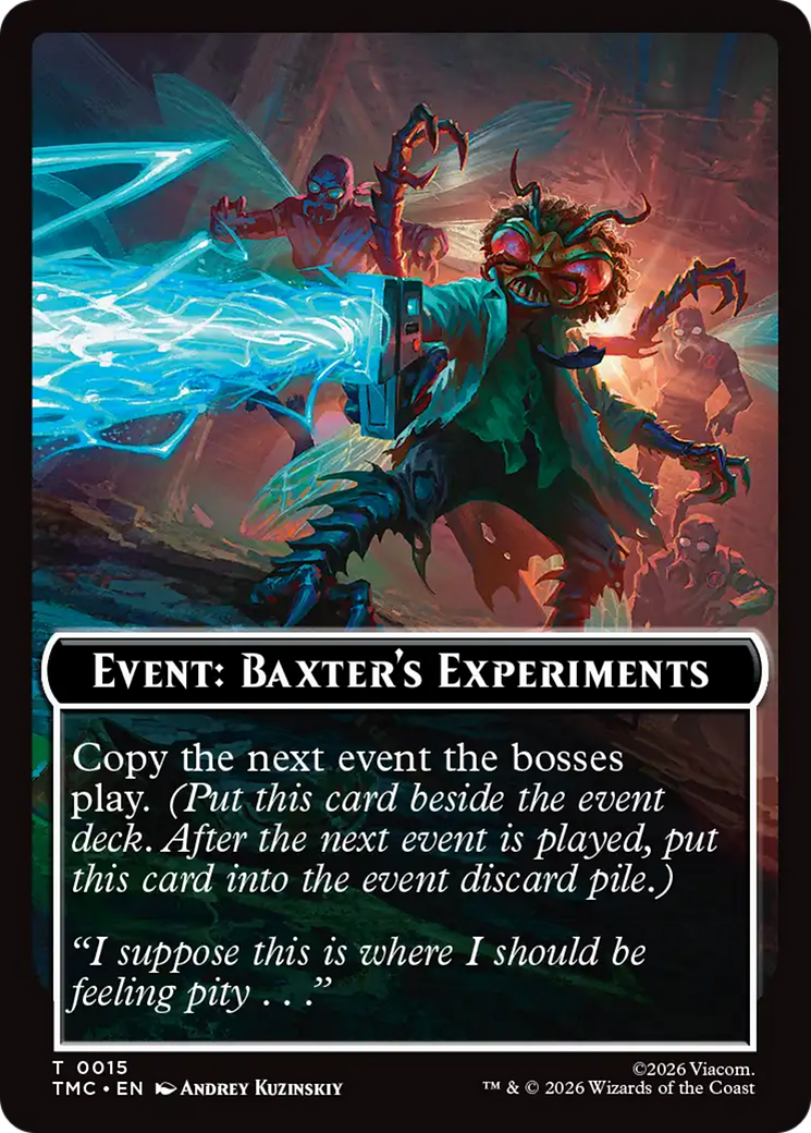 Event: Baxter's Experiments [Teenage Mutant Ninja Turtles Commander Tokens] | Good Games Morley