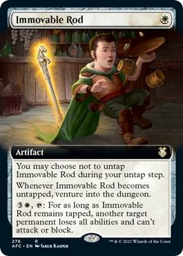 Immovable Rod Extended Art 276/62 (Commander: Adventures in the Forgotten Realms)  | Good Games Morley