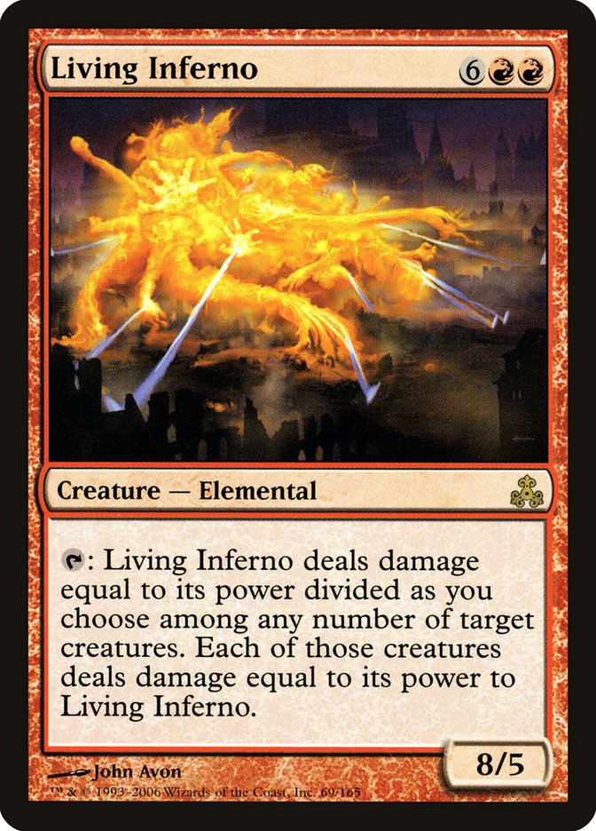 Living Inferno 69/165 (Guildpact)  | Good Games Morley
