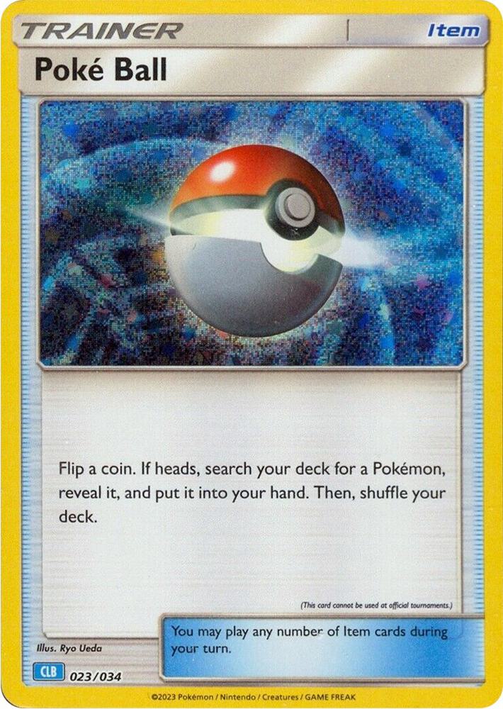 Poke Ball CLB 023/034 (Trading Card Game Classic)  - Holofoil | Good Games Morley