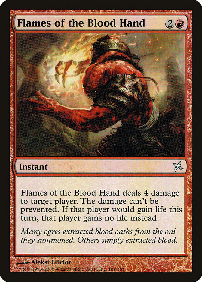 Flames of the Blood Hand 101/165 (Betrayers of Kamigawa)  | Good Games Morley