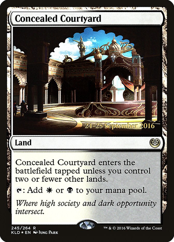 Concealed Courtyard [Kaladesh Prerelease Promos] | Good Games Morley