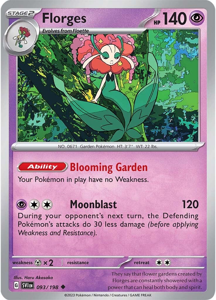 Florges (093/198) [Scarlet & Violet: Base Set] | Good Games Morley