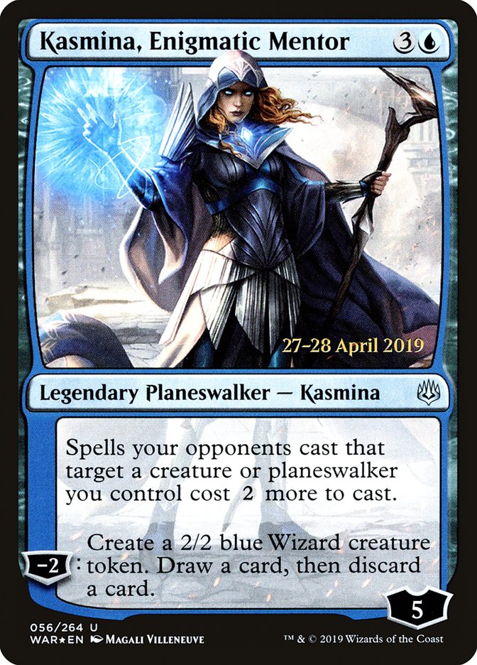 Kasmina, Enigmatic Mentor [War of the Spark Prerelease Promos] | Good Games Morley