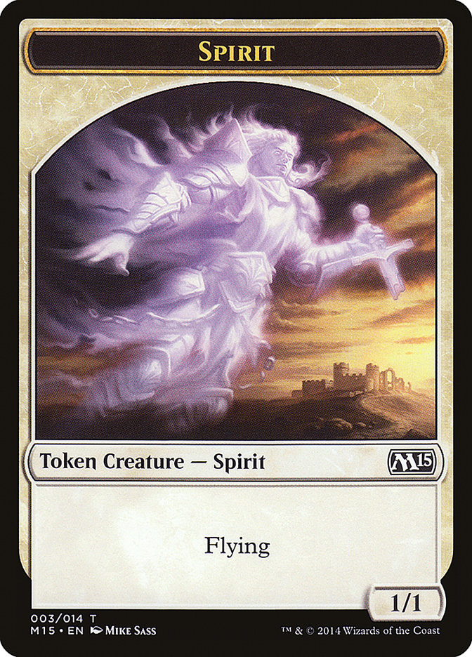 Spirit Token [Magic 2015 Tokens] | Good Games Morley
