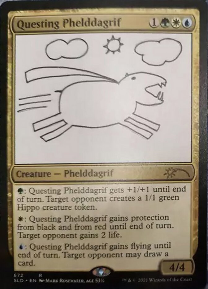 Questing Phelddagrif (672) [Secret Lair Drop Promos] | Good Games Morley