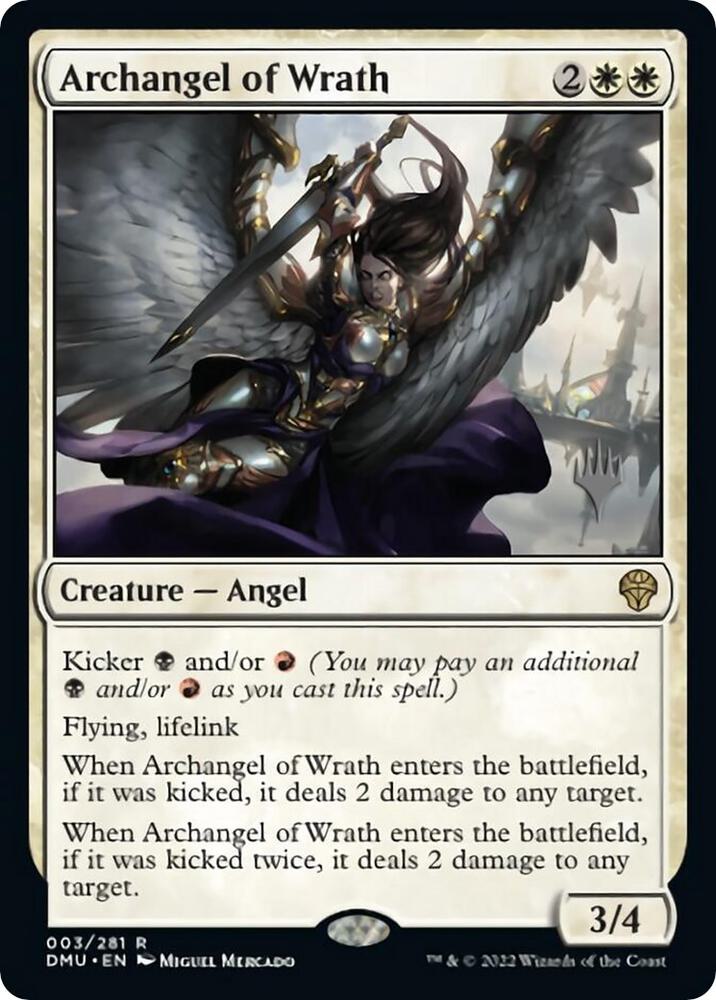 Archangel of Wrath 3p/161 (Promo Pack: Dominaria United)  - Foil | Good Games Morley