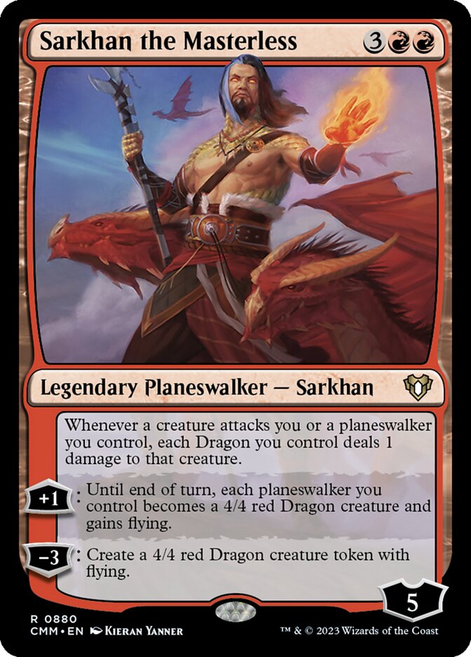 Sarkhan the Masterless 880/451 (Commander Masters)  | Good Games Morley