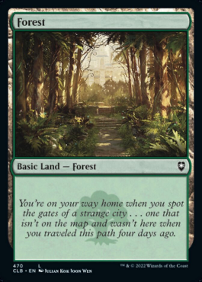 Forest (470) [Commander Legends: Battle for Baldur's Gate] | Good Games Morley