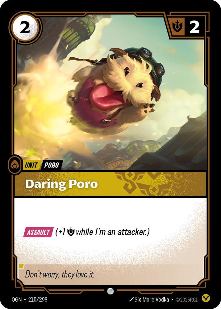 Daring Poro 210/298 (Origins)  - Foil | Good Games Morley