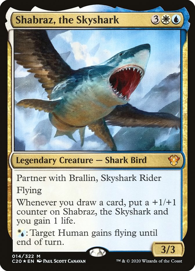 Shabraz, the Skyshark 14/322 (Commander 2020)  - Foil | Good Games Morley