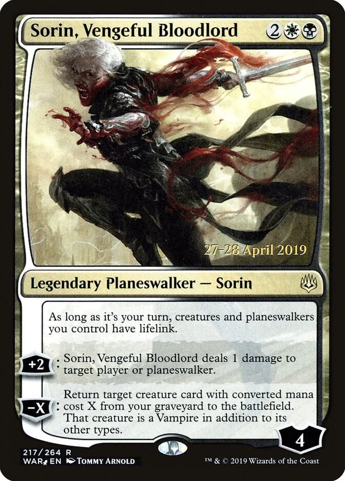 Sorin Vengeful Bloodlord 217s/176 (Prerelease Cards)  - Foil | Good Games Morley