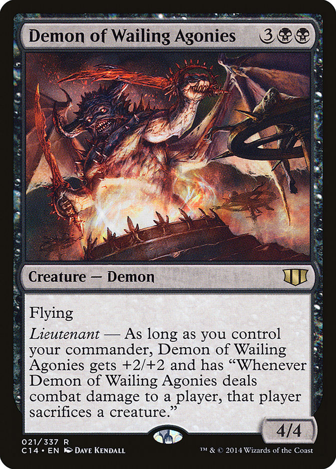 Demon of Wailing Agonies 21/337 (Commander 2014)  | Good Games Morley