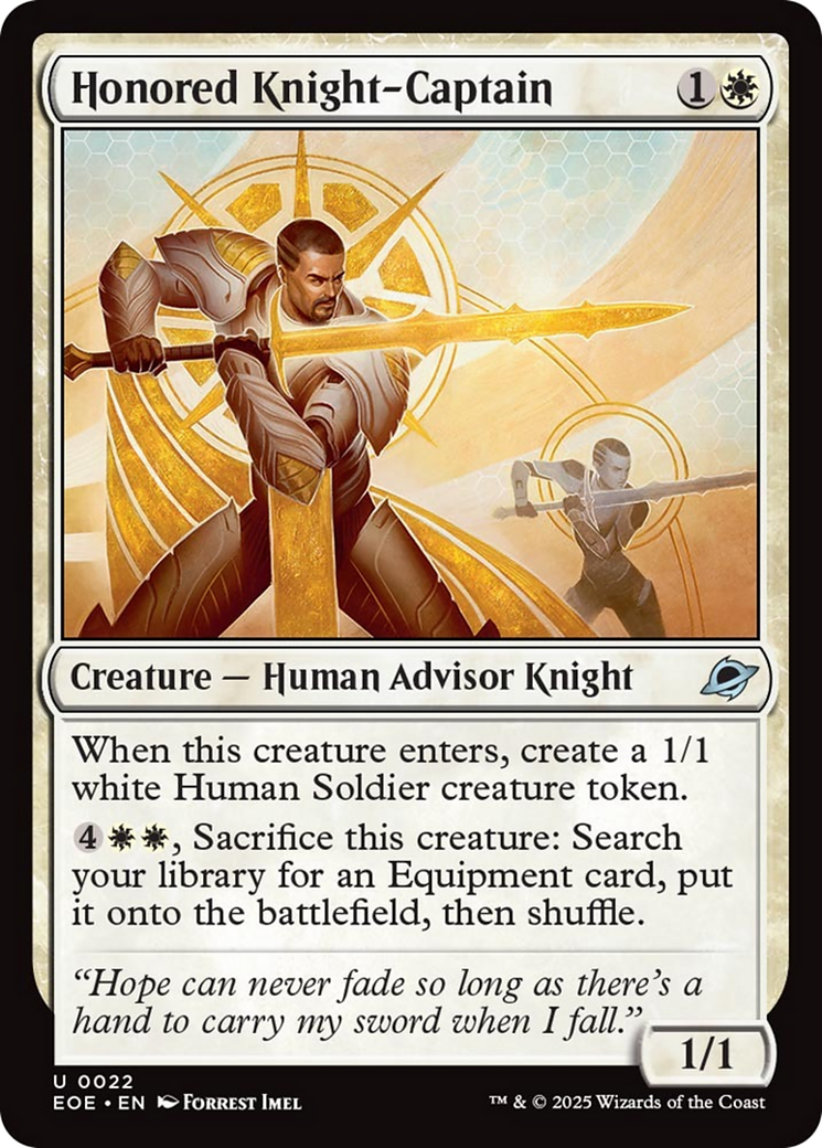 Honored Knight-Captain [Edge of Eternities] | Good Games Morley