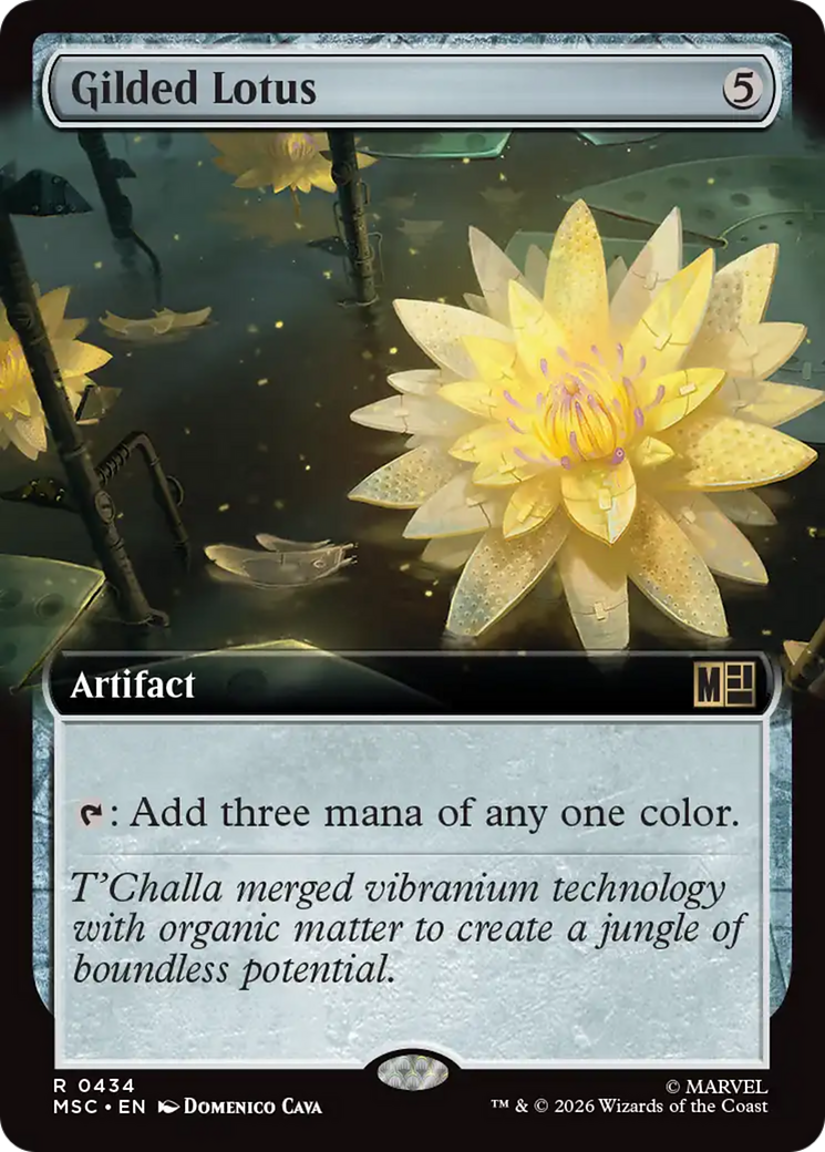 Gilded Lotus (Extended Art) [Marvel Super Heroes Commander] | Good Games Morley