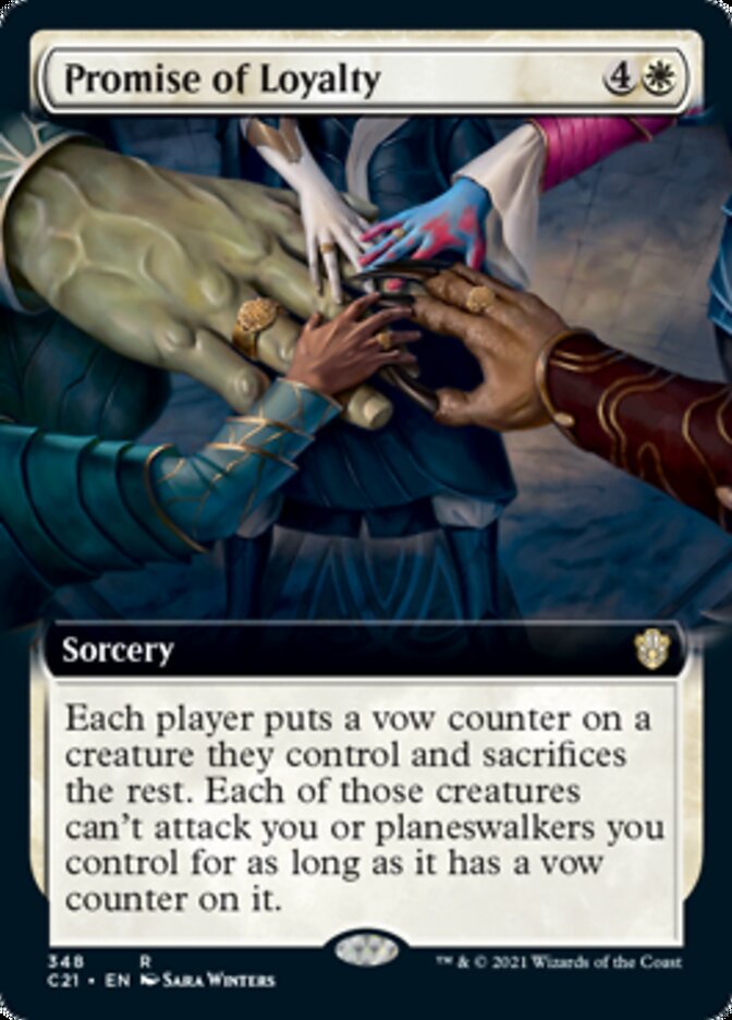 Promise of Loyalty (Extended Art) [Commander 2021] | Good Games Morley