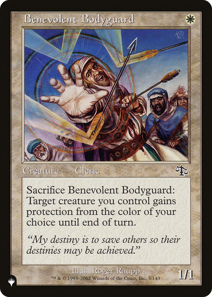 Benevolent Bodyguard [The List] | Good Games Morley